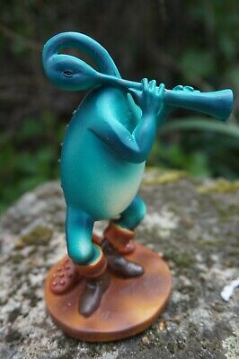 Jb16  Figurine Jerome   Bosch  Statuette Flute Bleu Flutiste Jugement Dernier • 31.51€