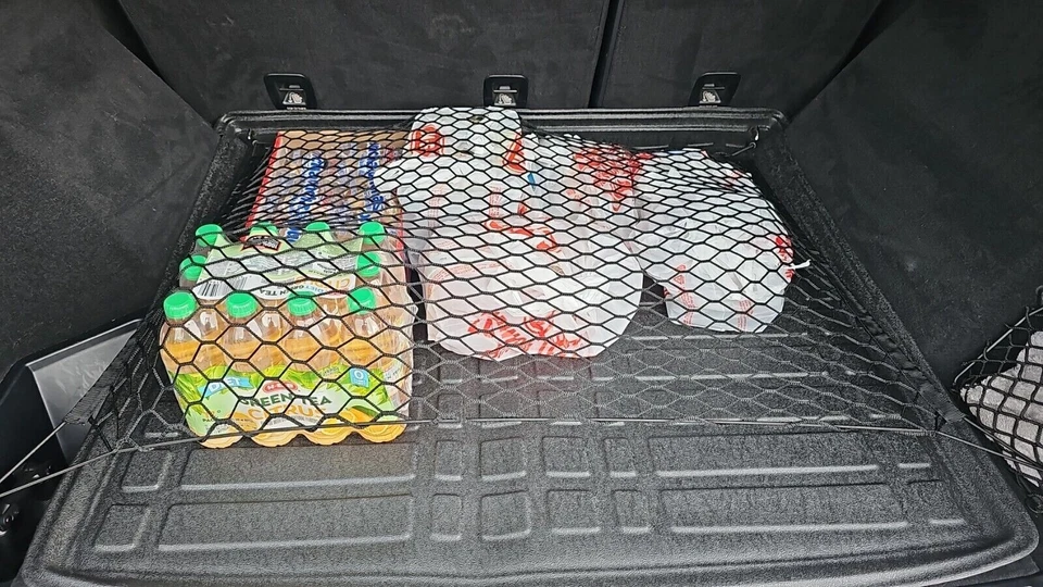 Red de carga organizadora estilo piso maletero trasero para MERCEDES-BENZ CLASE GLE 2016-2019 Foto 1 de 4