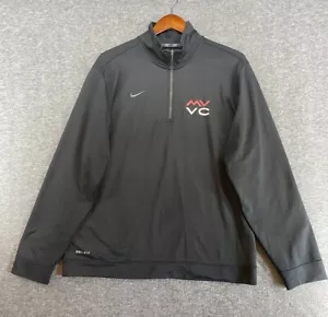 Nike Pullover Para Hombre Talla Grande Negro 1/4 Cremallera Manga Larga Entrenamiento Dri Fit - Imagen 1 de 12