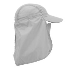 Camping Hat Outdoor Hat Comfortable Button Design Detachable Face Cover Curv Gso