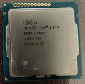 Intel Core i5-3450 LGA 1155 3.10GHz Quad-Core 6MB SR0PF CPU Processor - Picture 1 of 1