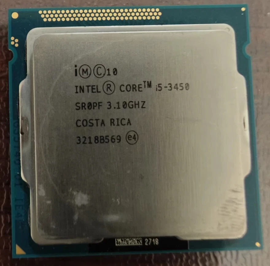Intel Core i5-3450 LGA1155 3.10GHz 4C/4T 6MB 77W CPU Processor - Image 1 of 1