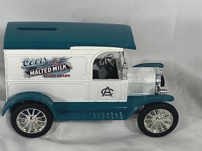 “Coors” Ford Modelo T Van Camión Réplica Banco Leche Malteada Publicidad 1917 6”x 3” Foto 1 de 4
