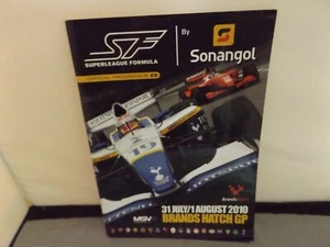 2010 BRANDS HATCH PROGRAMME 1/8/10 - SUPERLEAGUE - SIGNED BY MONTAGNY SOUCEK etc - Picture 1 of 4