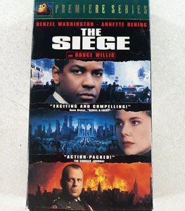 The Siege VHS Movie 1999 Denzel Washington Annette Bening Bruce Willis - Picture 1 of 3