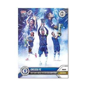 Topps AHORA UECL 24/25 - Tarjeta 016 - Chelsea FC - Gana las 5 competiciones de clubes - Imagen 1 de 2