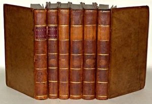 The Works Of Alexander Pope, 6 Volume Set, Hardbacks, 1787 - 1788, C. Bathurst - Picture 1 of 24