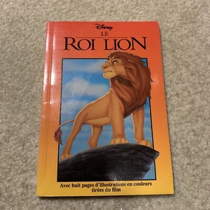 Disney Le Roi Lion The Lion King French Paperback Book Film Adaptation 1994 Rare - Picture 1 of 12