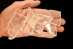 OPTISCHER CALCIT 6 Unzen Posten rohes Bergmineral Probe grobes Chakra Heilkristall - Bild 1 von 1