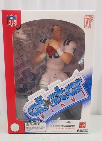 NFL All Star Vinyl Figure Peyton Manning Indianapolis Colts Upper Deck Cover