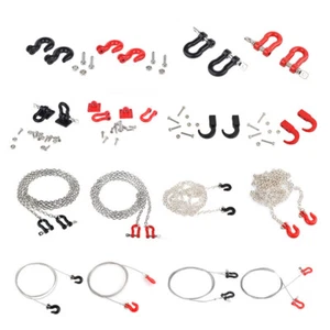 Grilletes de remolque de enganche de aleación escala 1/10 de radiocontrol ganchos para oruga de coche AXIAL SCX10 D90 - Imagen 1 de 29