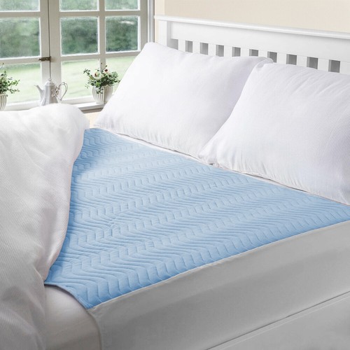 Eco Blue, Washable, Reusable, Incontinence Bed Pad/Waterproof Mattress Protector