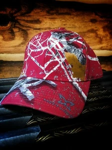 Camo Hunting hat Woods RED limited edition out of production moth wing - Picture 1 of 3