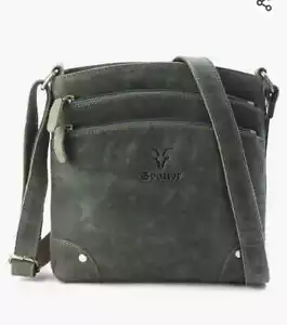Genuine Leather 9.5" Inch Sling Cross-Body Bag for Girls And Women - Picture 1 of 14