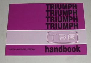 Manuale D'uso Triumph TR 6 Modello USA, Anno 1975 - Foto 1 di 1