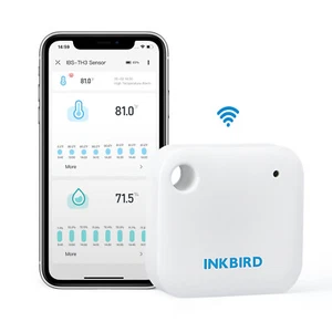 INKBIRD Wifi Digital Thermometer Fridge Hygrometer Room Indoor Humidity Meter - Picture 1 of 9