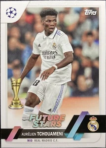 2022-23 Topps UCC #124 Aurelien Tchouameni - Real Madrid ALL STAR ROOKIE - Bild 1 von 2