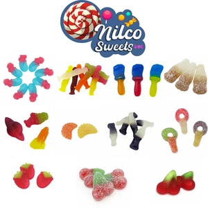 Vegane Süßigkeiten Pick N Mix Retro Süßigkeiten Gelee Korb Geschenkbox Vegetarisch Weihnachten - Bild 1 von 7