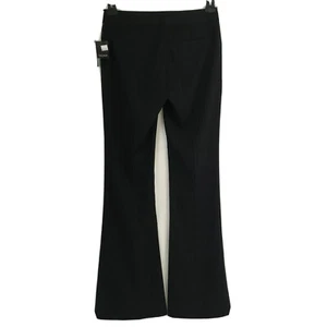 Tahari Flare Dress Pants Womens Size 0 NEW Black with Blue Stripes - Picture 1 of 9