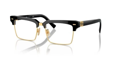 Miu Miu VMU 11XV Black And Gold (16K-1O1) Eyeglasses - Image 1 of 4