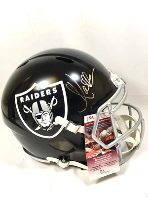 Marcus Allen Signed Oakland Raiders Full Size Replica Blaze Helmet JSA Auto NFL - Image 1 of 3