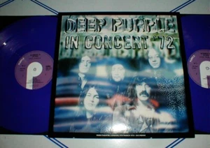 DEEP PURPLE "In Concert '72" LP + 7" w Smoke On The Water LE PURPLE VINYL NM-/NM - Picture 1 of 6