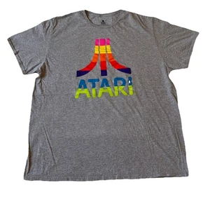2020 ATARI T-Shirt Mens Size 2X - Large Gray Classic Logo Tee - Picture 1 of 11