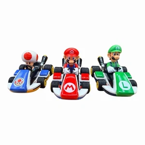 Nintendo Mario Kart Carrera Pull & Speed Spielzeugauto Set (x3) LUIGI, Mario, TOAD - Bild 1 von 2