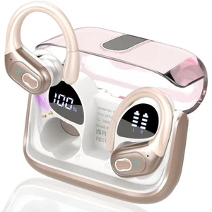 Aptkdoe Wireless Earbuds 75hrs Bluetooth 5.4 Headphone Sport 2025 Bluetooth E... - Picture 1 of 7
