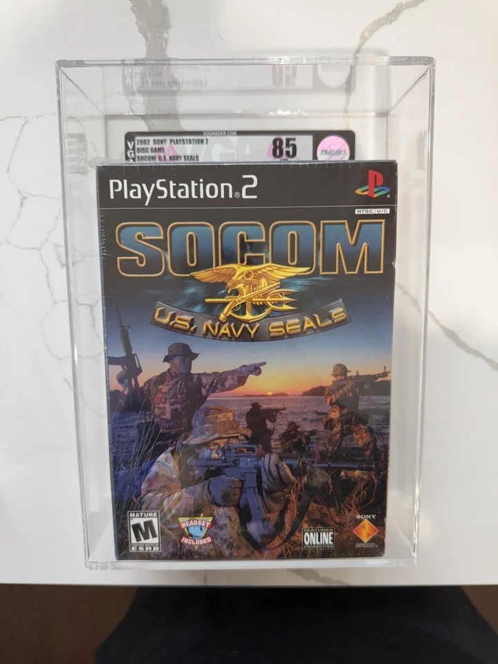 SOCOM: U.S. Navy Seals Big Box With Headset PS2 - VGA 85 FACTORY SEALED - Image 1 of 1