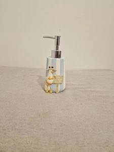 Next Blau Streifen Küstenmöwe Seifenspender Handwäsche Flasche Pumpe Geschenk Neu - Bild 1 von 3