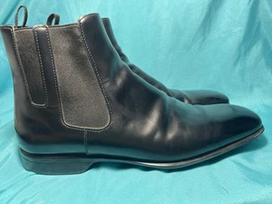 Prada Herren Schwarz Leder Chukka Stiefel Größe 13 Modell 2T 1227 7,5 - Bild 1 von 10
