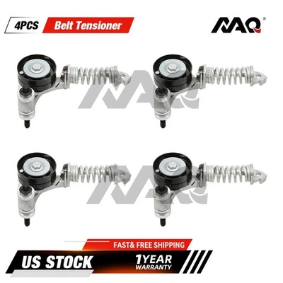 Tensor de correa de transmisión 4 piezas con polea para Chevrolet Sonic 2012-2020 1,4 L Foto 1 de 4