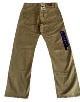 Jeans rectos Levi's 505 calce regular para niños 10 25x25” caqui venta al por menor $42 NUEVOS CON ETIQUETA Foto 1 de 4