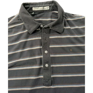 Criquet Poloshirt Herren XL blau gestreift Freizeit Preppy 100% Bio Baumwolle - Bild 1 von 6