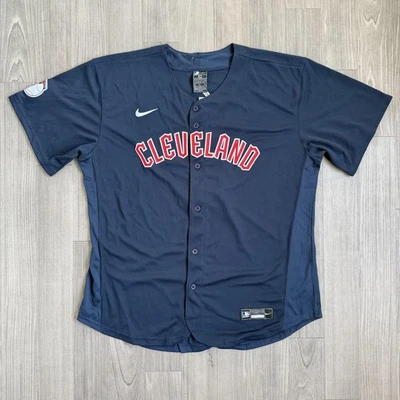 Cleveland Guardians Jersey Mens 52 XL MLB Baseball Nike Giménez 0 Patch - Image 1 of 4