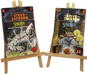 Sorcery Fighting Fantasy x2 Book Khare Cityport Of Traps, Seven Serpents Jackson - Picture 1 of 24