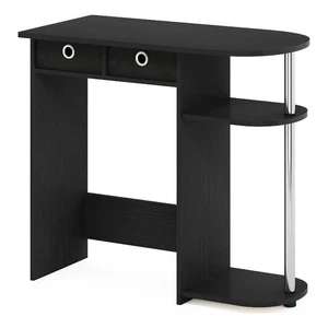 Furinno Go Green Home Laptop Notebook Computer Desk/Table in Americano/Chrome - Picture 1 of 5