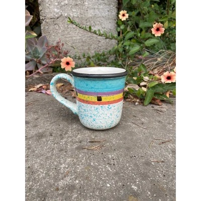 Taza de café/té vintage Treasure Craft Paradise de gres hecha en EE. UU. Foto 1 de 4