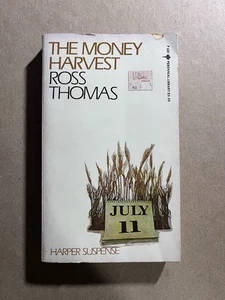 THE MONEY HARVEST by Ross Thomas vintage 1984 Harper Perennial paperback - Picture 1 of 3