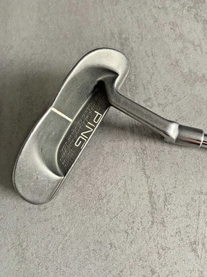 Ping B60 Putter Golf Club. Black Royal Golf wrap effect grip - Image 1 of 4