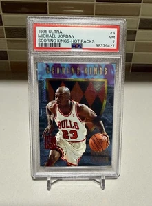 Ultra Michael Jordan 1995 Scoring Kings Hot Packs Chicago Bulls PSA 7 Legend - Imagen 1 de 2