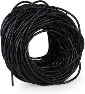 Imitation Leather Cord Thong 2mm Thick 5 Metre Length Faux Leather Black White - Picture 1 of 3