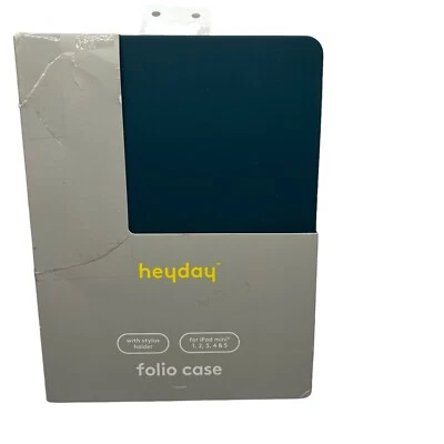 heyday  Folio Case for Apple iPad Mini 1 - 5 with stylus holder - Blue - Image 1 of 4
