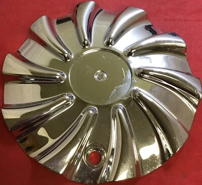 UNA TAPA CENTRAL CROMADA CONCEPT RUEDAS USADAS-171450 11928 Foto 1 de 4