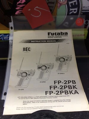 Futaba Digital Proportional Radio Control Instruction Manual{USED}🇺🇸Shipped - Image 1 of 4