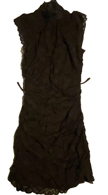 Forever 21 Lace Black Bodycon dress Scrunched Sides and Back Size Medium - Image 1 of 4