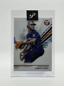 2024 Topps Pristine Parallel Camilo Doval Encased Refractor San Francisco Giants - Picture 1 of 2