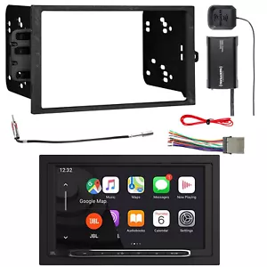 JBL 2-DIN Bluetooth Receiver W/Kit, Antenna Adapter, Satellite Vehicle Tuner Kit - Picture 1 of 7