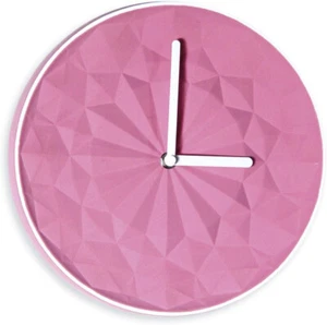 5 X Light Glow Unglazed Ceramic Pink Battery Wall Clocks - Picture 1 of 2